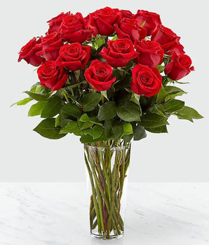 18 Red Roses, Share the beauty and warmth of your love with this timeless arrangement. 18 Rosas Rojas, Comparta la belleza y calidez de su amor con este arreglo atemporal. Doral Roses Miami