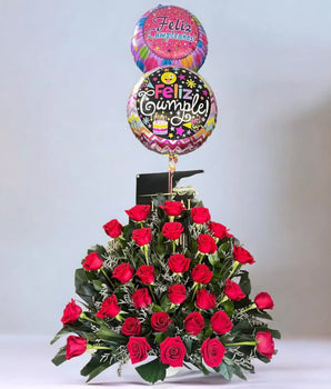 ¡Lleva la celebración del cumpleaños de tu ser querido a otro nivel con nuestras impresionantes Rosas de Cumpleaños! ¡regala rosas de cumpleaños y haz que su día sea inolvidable! Doral Roses Miami