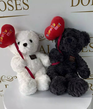 Black and White Bear Teddy Gift