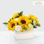 Dulces Girasoles, Regalo de Flores para el día de la madre, Arreglo de flores, envía flores por Doral Roses Miami