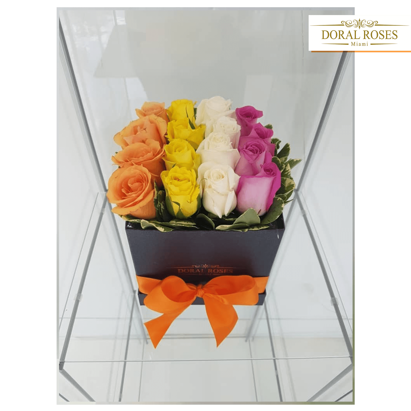 Quad Roses, Regalo de Flores para el día de la madre, Arreglo de flores, envía flores por Doral Roses Miami