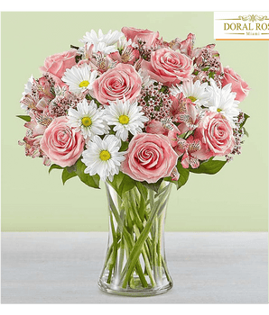 Especial para Mamá, Regalo de Flores para el día de la madre, Arreglo de flores, envía flores por Doral Roses Miami