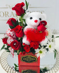 My heart Flowers Box