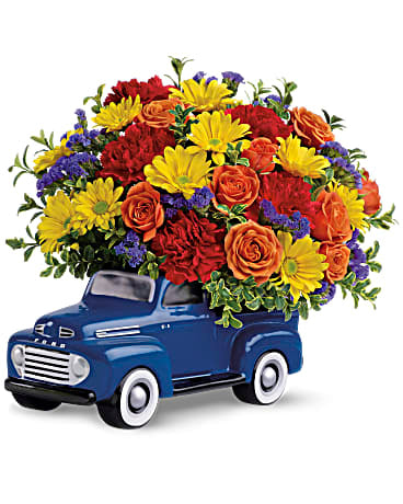 Ford 48 Car Flowers